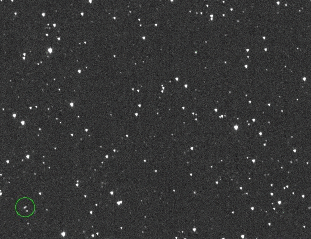 Conventional asteroid detection involves tracking an object multiple times in a single night to estimate its orbit (© JPL | NASA Center for Near-Earth Object Studies) 