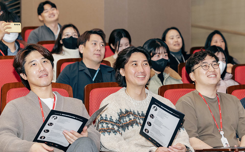Employees enjoying the concert