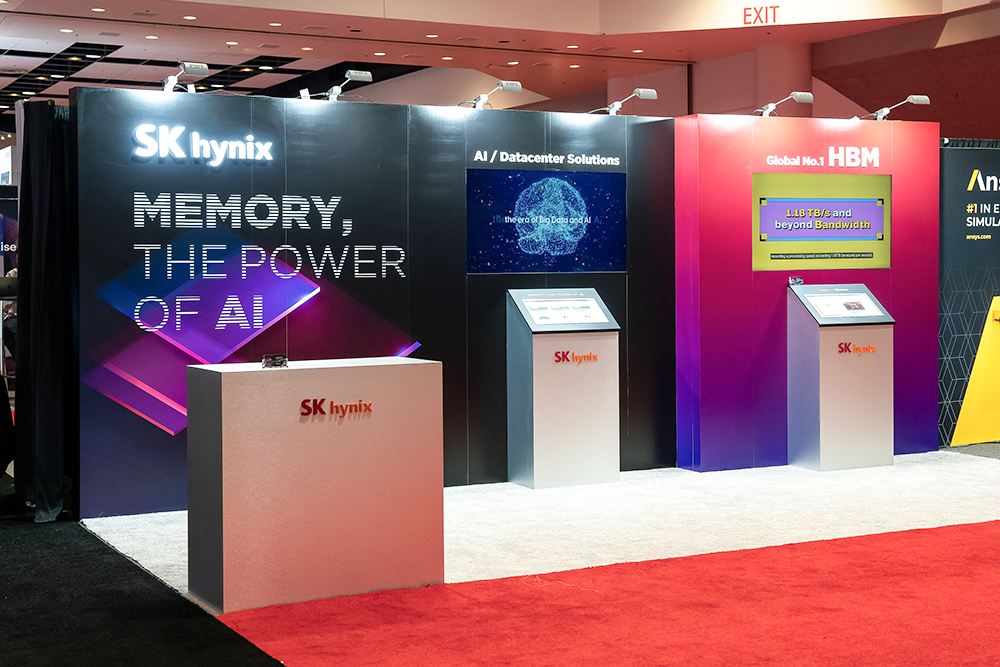 SK hynix’s booth at the TSMC OIP Ecosystem Forum 2024 SK hynix’s booth at the TSMC OIP Ecosystem Forum 2024